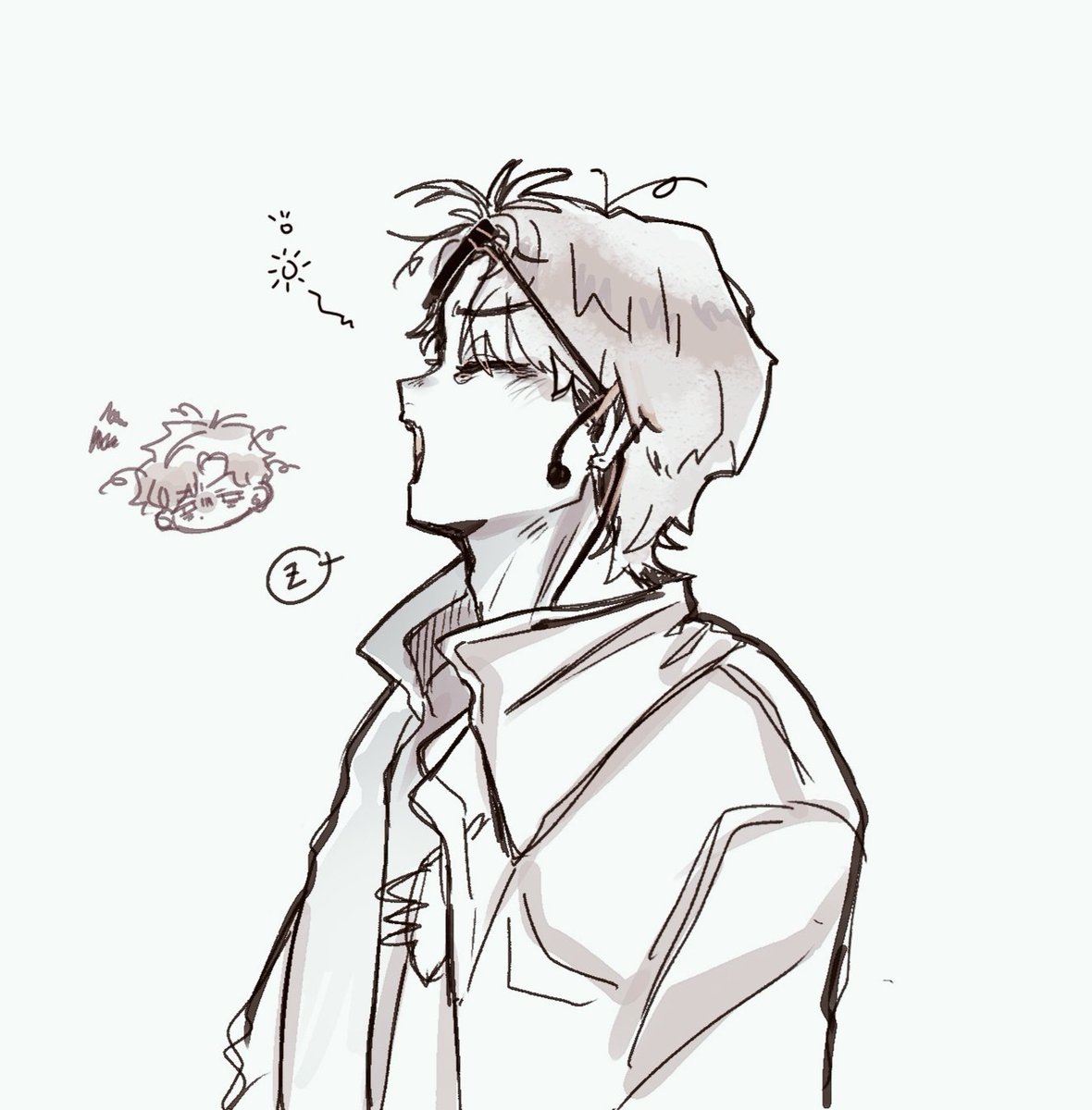 密行終わり(残業)
#MIU404イラスト企画  #MIU404