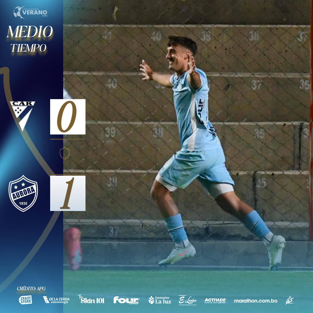 🔵MEDIO TIEMPO⚪
Always Ready (0) - (1) #AURORA
#VamosAurora