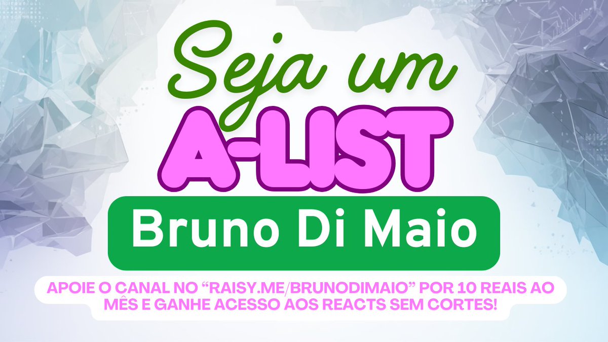 APOIO AO CANAL!
Estou migrando para uma nova plataforma que permite upar vídeos para vocês assistirem os reacts sem nenhum corte (sem precisar de link como era no apoia-se). Apenas 10 reais por mês e ajuda MUITO na permanência do canal (e no tratamento do Café), e te dá tem