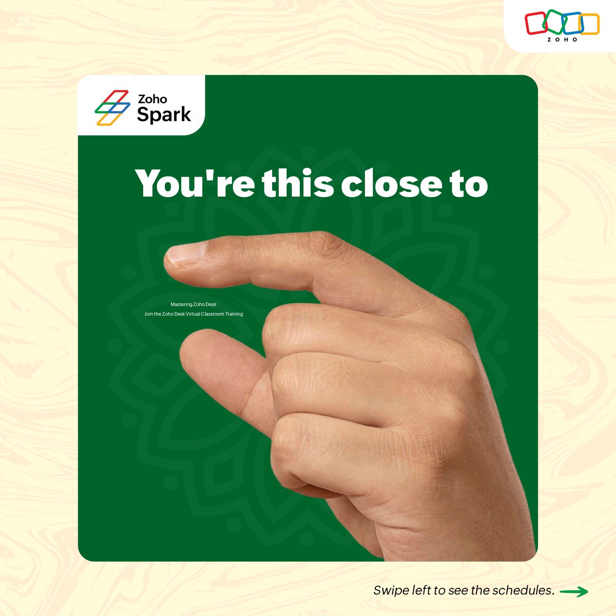Zoho Spark tweet media