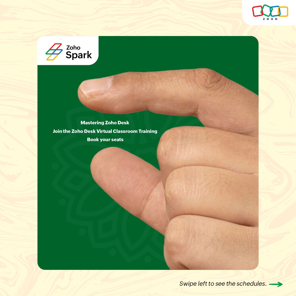 Zoho Spark tweet media