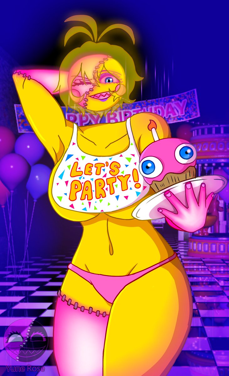 Yune404's tweet photo. Rose como toy chica del fnaf 2 🗿🔥🔥💅

#FNAF #FiveNightsAtFreeddys #art https://t.co/7bpstN9y8I