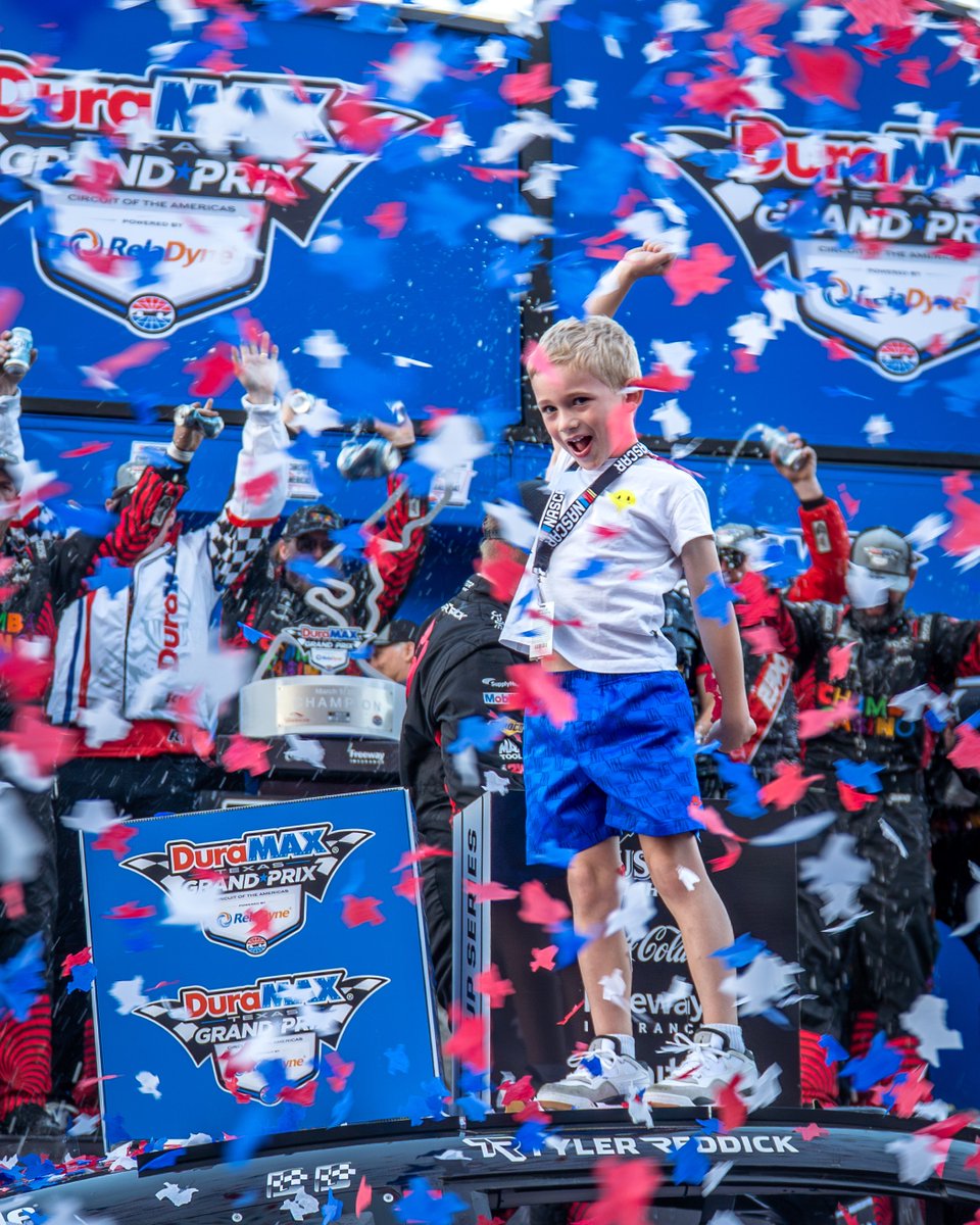 NASCARatCOTA's tweet image. Kid’s a winner. 💯 #DuraMAXGP
