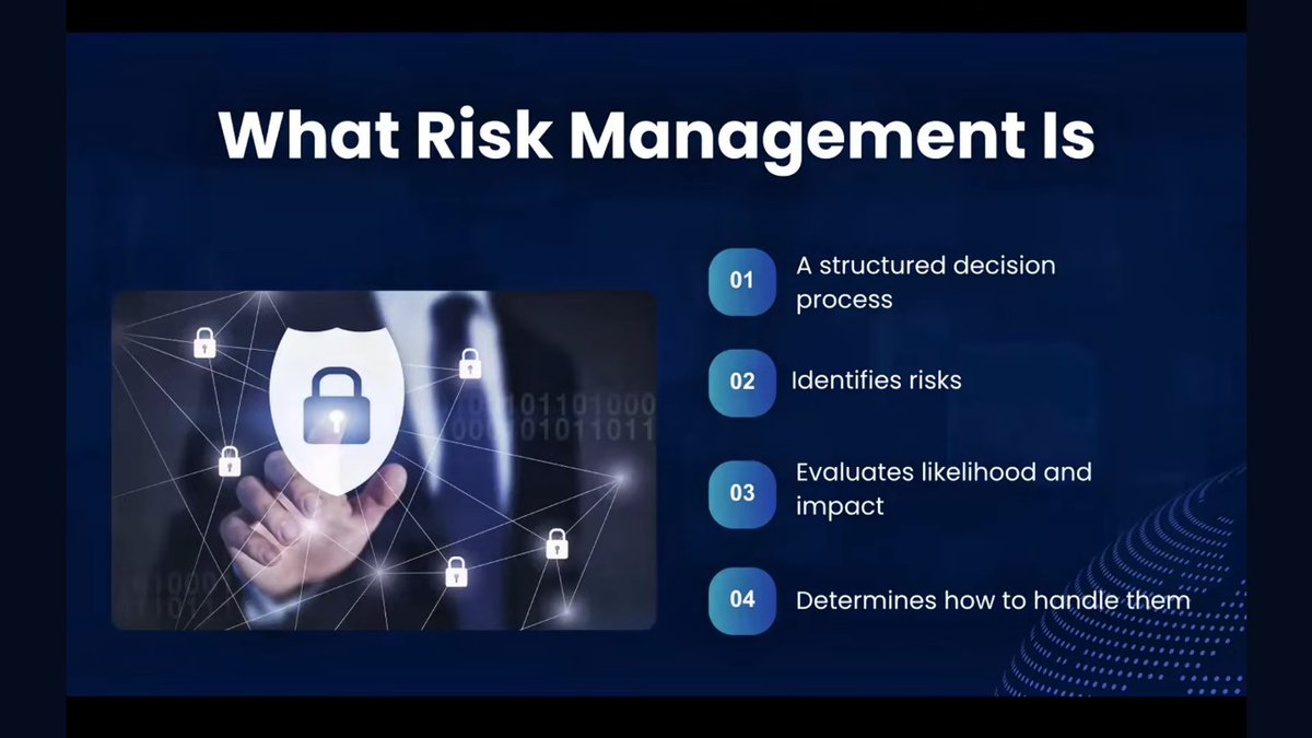 Bunmi_xoxo's tweet photo. DAY 45/100: Risk Management in Cybersecurity: Identifying, Assessing and Reducing Risk
@VictorAkinode @kvlly
#100DaysCybersecurityChallenge #100DaysWithVictorAkinode #100DaysWithVA #100DaysWithVAI #100DaysCybersecuritywithVA #100DaysWithVictorAkinodeInitiatives https://t.co/E5ceR9FojS