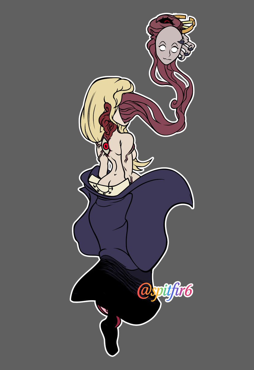 Spitfir6's tweet image. My dream would be for #Skullgirlsmobile to hire me to make fan cards, with really cool pose references.
#Double #Skullgirls
