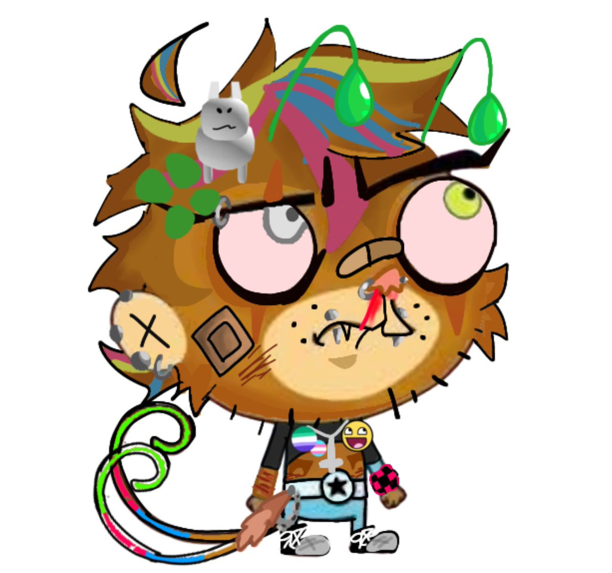 asylumzizi's tweet photo. my headcanons. 

#rocketmonkeys #poopootest https://t.co/IIjhyq1iDM