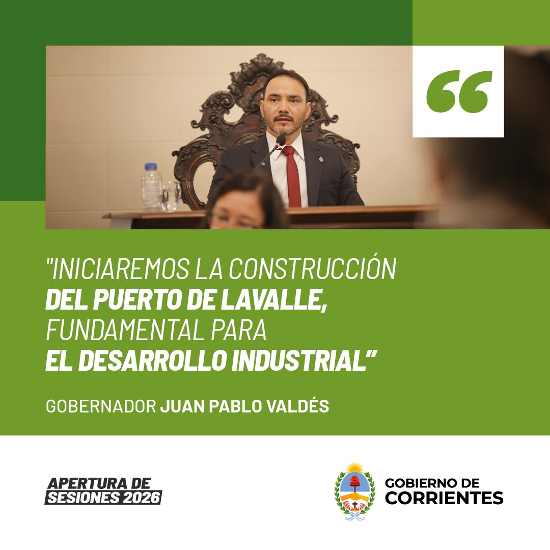 Hay un rumbo claro y lo sostenemos con decisiones y acciones concretas.

Entrá y conocé la hoja de ruta que trazó el gobernador <a href="/JPValdesok/">Juan Pablo Valdés</a>.
