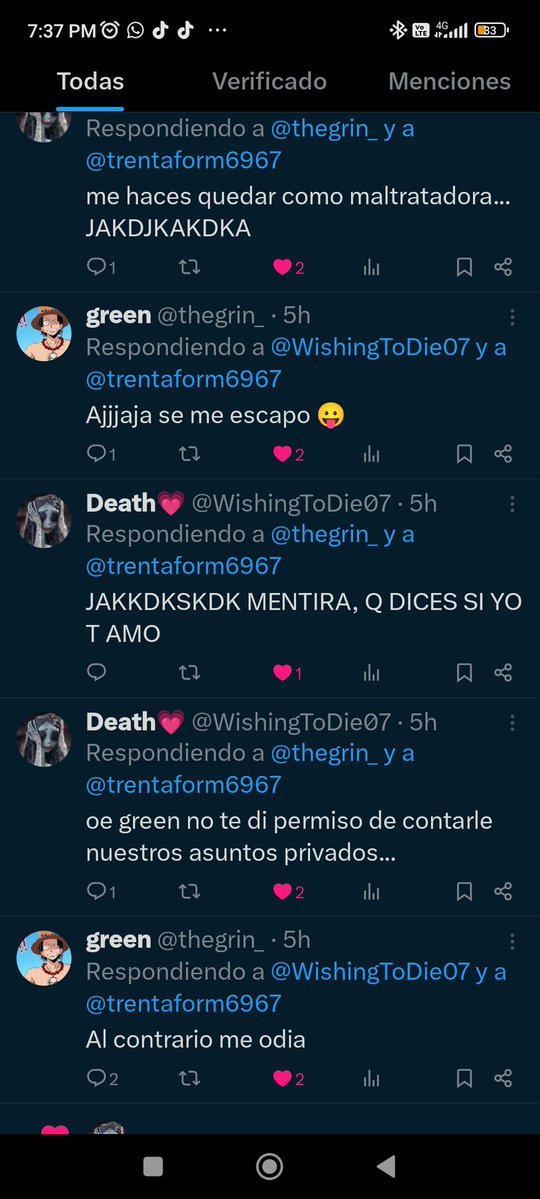 trentaform6967's tweet image. El amor