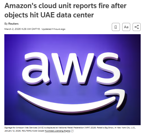 Reuters headline screenshot