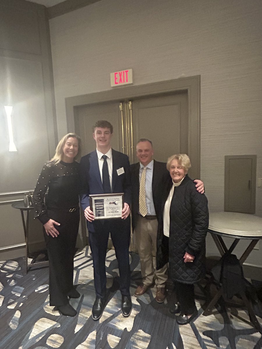 Congrats to Andrew DeGirolamo on his selection for the Super 26 All-State Football Team as selected by the MA State Coaches Association!