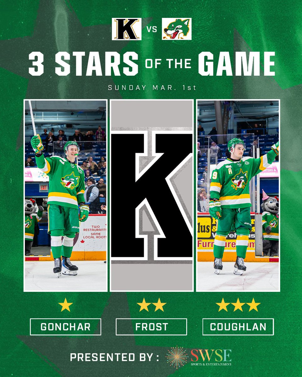 Sudbury_Wolves's tweet photo. This afternoon's Three Stars presented by SWSE βοΈ
#WolvesNation #ThrowbackEra https://t.co/bNSm4MsFd2