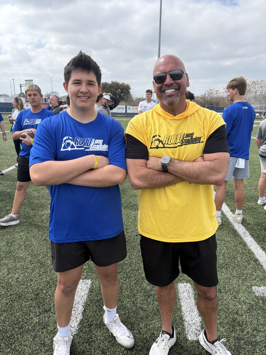 Carson_Riffe's tweet photo. Great experience this weekend at @TheChrisRubio long snapping camp in Dallas. Learned from knowledgeable instructors and competed with talented snappers! https://t.co/usODRHqbHG