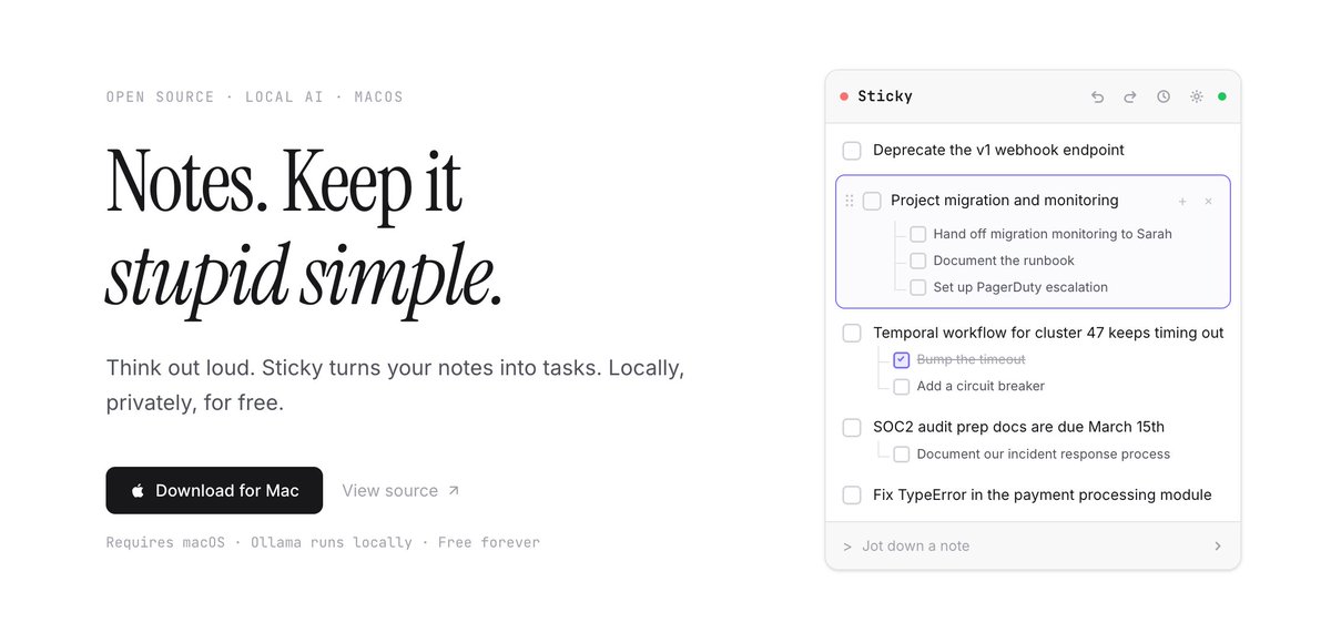 __IsaacT__'s tweet photo. "its not just a boulder its a rock"

The intent was to make something super simple for my use case, I know there are many app like it out there just not quite what I wanted. I just don't need all the bells and whistles or hassle of worrying about leaking company info. https://t.co/LQvmlMDEmb