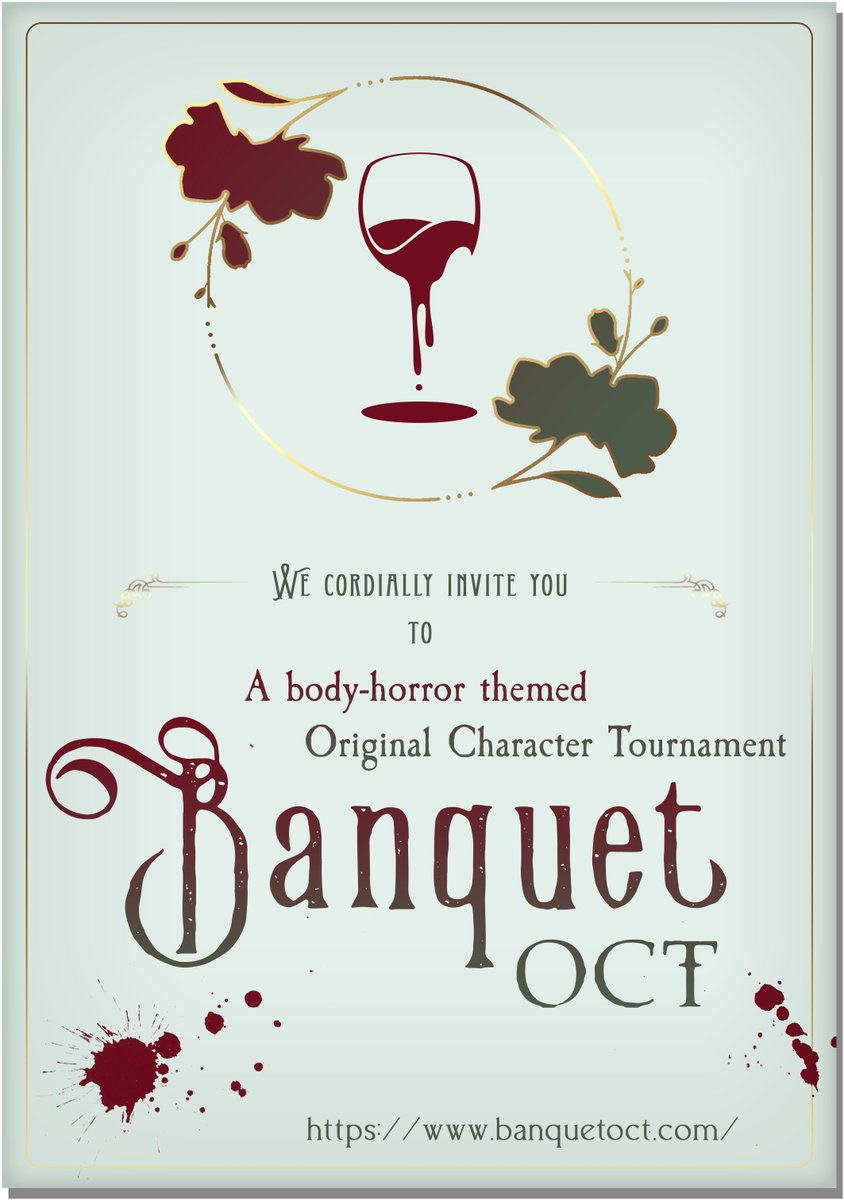 BANQUET OCT is officially be open for auditions and YOU are invited! 
banquetoct.com 
banquetoct.com 
banquetoct.com

Join us!
discord.gg/kSazUBqAXQ
discord.gg/kSazUBqAXQ
discord.gg/kSazUBqAXQ

#banquetoct #banquet #oct #bodyhorror
