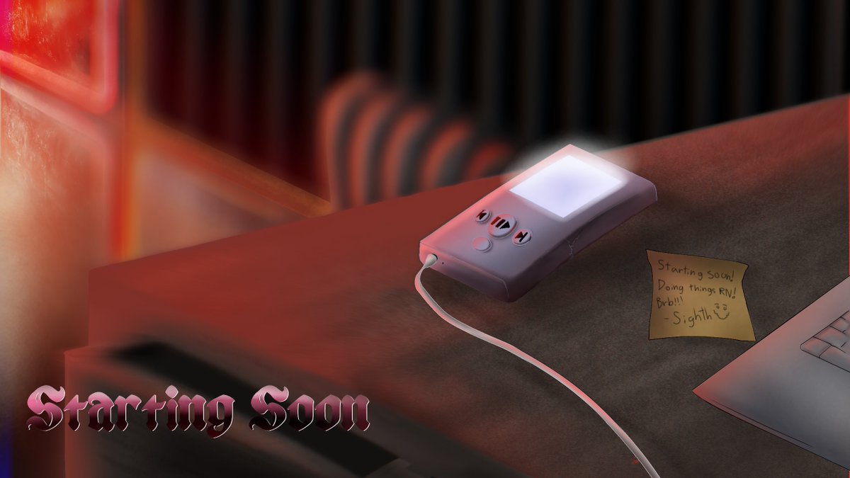 Live! I finally made new screens and stuff for my stream.