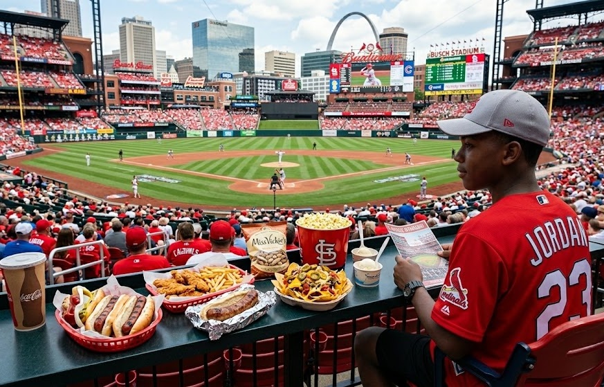 The St. Louis Cardinals are offering a ticket package starting at $29 that  includes bottomless soda, hot dogs, chicken tenders, bratwurst, nachos,  fries, popcorn, peanuts, chips, and ice cream ⚾️🔥