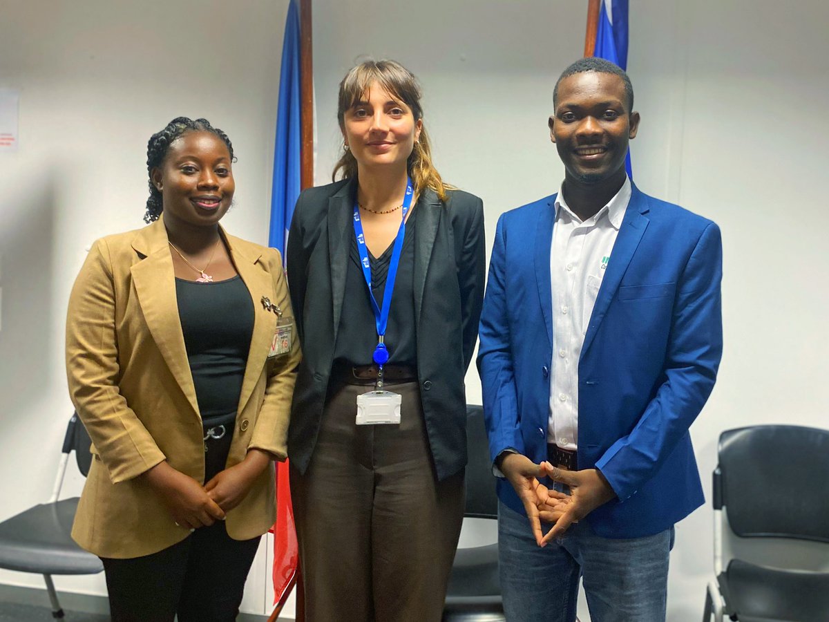 shneederfort's tweet image. Accompanied by the Secretary General and the Executive Director of @ImpacteHT, we had a fruitful exchange with the Program Officer of the @EUDelegationHt 

We look forward to translating these discussions into tangible actions for a lasting impact in our communities.

#ForChange