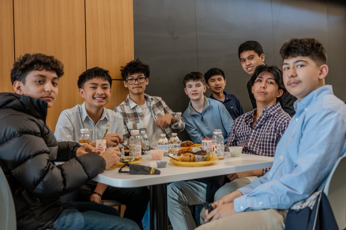 PaulVICatholic's tweet photo. Today was a beautiful celebration of faith & new beginnings. 🙏✨ It was a joy to welcome our accepted students & families for Mass & Brunch. We can’t wait to walk this journey with you. The Panther family is growing — welcome to PVI! 🖤💛 #PVIClassof2030 #NewestPVIPanthers https://t.co/80b42KJPHZ