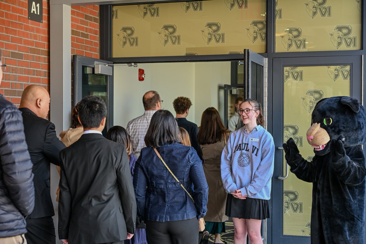 PaulVICatholic's tweet photo. Today was a beautiful celebration of faith & new beginnings. 🙏✨ It was a joy to welcome our accepted students & families for Mass & Brunch. We can’t wait to walk this journey with you. The Panther family is growing — welcome to PVI! 🖤💛 #PVIClassof2030 #NewestPVIPanthers https://t.co/80b42KJPHZ