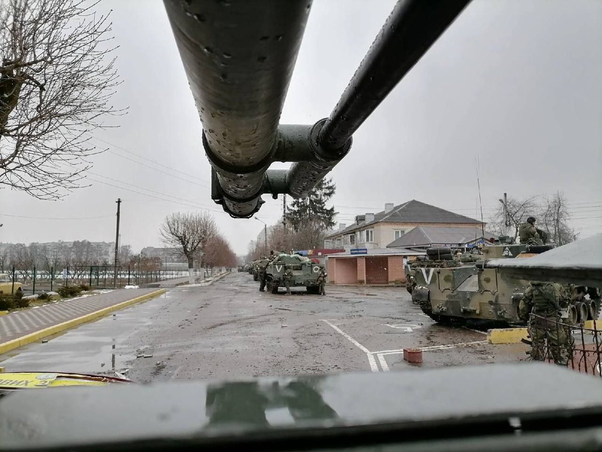 🇷🇺 137th Airborne Regiment column in Bucha. Advance on Irpen would ...