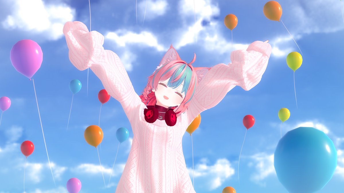 おはようございます！ レベルアーップ！！！😆 風船が飛ばないので飛ん