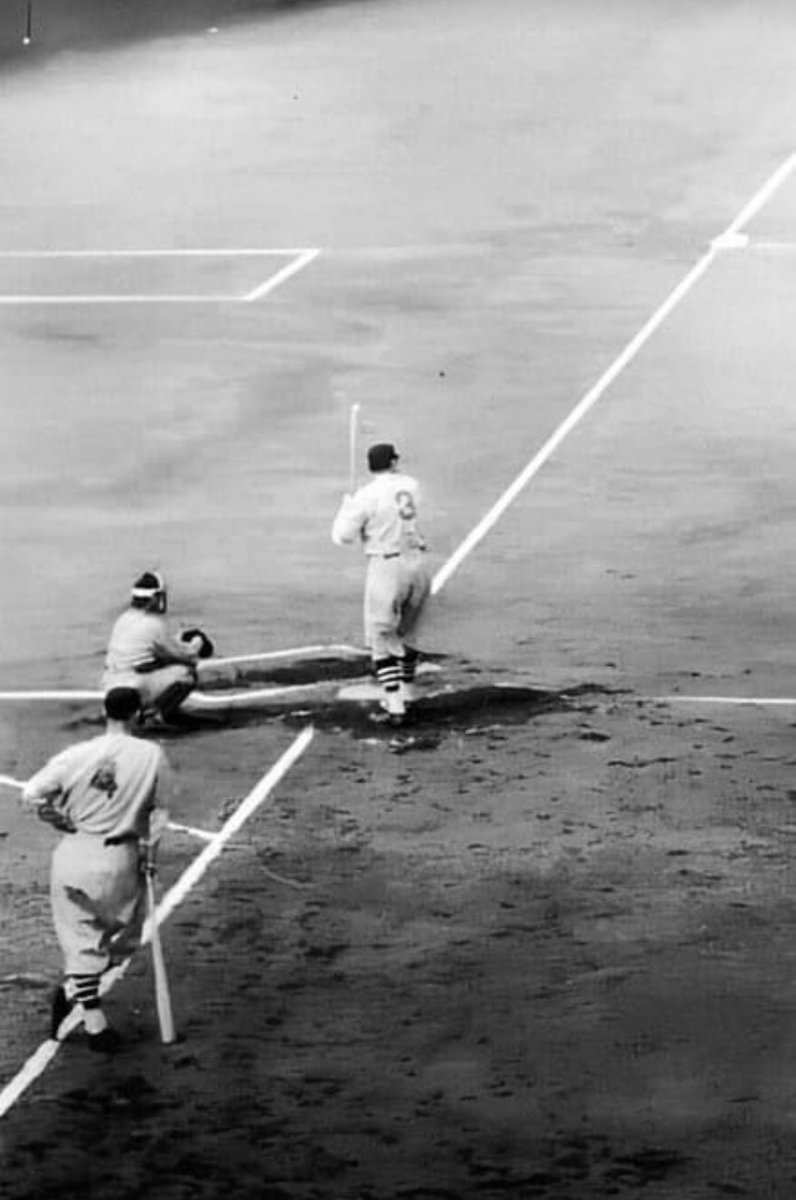 Babe Ruth at-bat - Lou Gehrig waiting on-deck