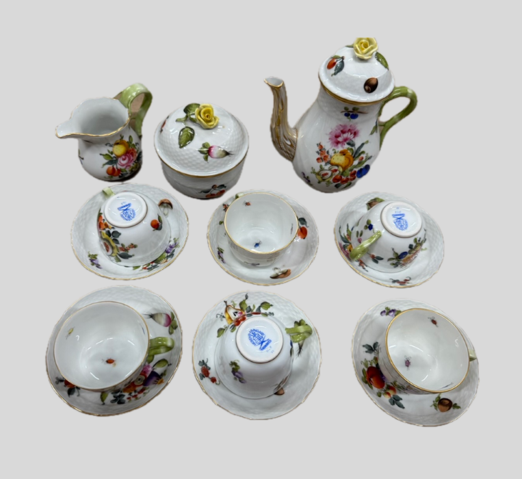 買取実績：ヘレンド フルーツコンポジション コーヒーセット