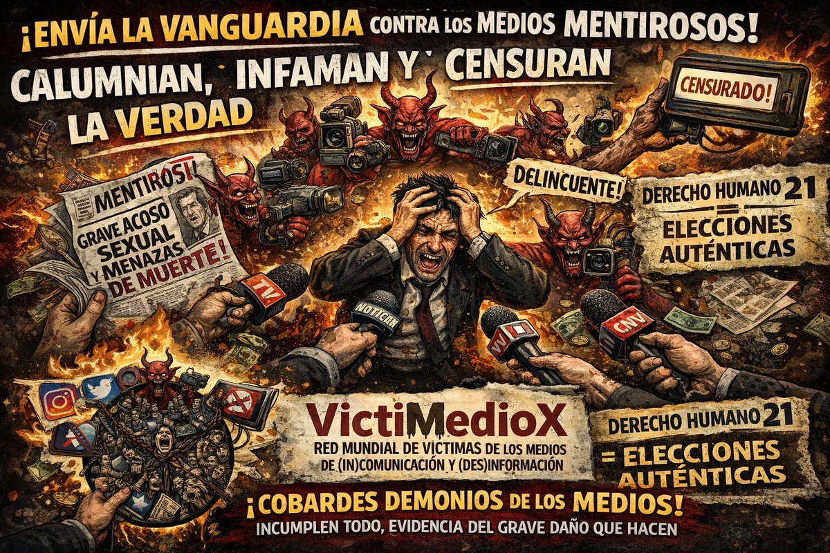 victijerex's tweet photo. @Regular341 @miss6v6 @FiscaliaCol @CConstitucional @CorteSupremaJ @consejodeestado @UN @CathyJuvinao @elpaiscali @JenniferPedraz @EAFIT @FEG_EAFIT @elcolombiano @CaracolRadio @BluRadioCo @ElTiempoCali @infobaecolombia @CIDH ¿Cómo es posible que regresen la demanda enviada sobre los nexos causales de la violación del derecho humano 12 x que los medios de (in)comunicación y (des)información como @X @Meta @Google @LinkedIn @Change @FLIP_org etc, violan los DH 27, 28, 29, 30, 17, 5, 1, etc? @UN https://t.co/85QXlUEMxq