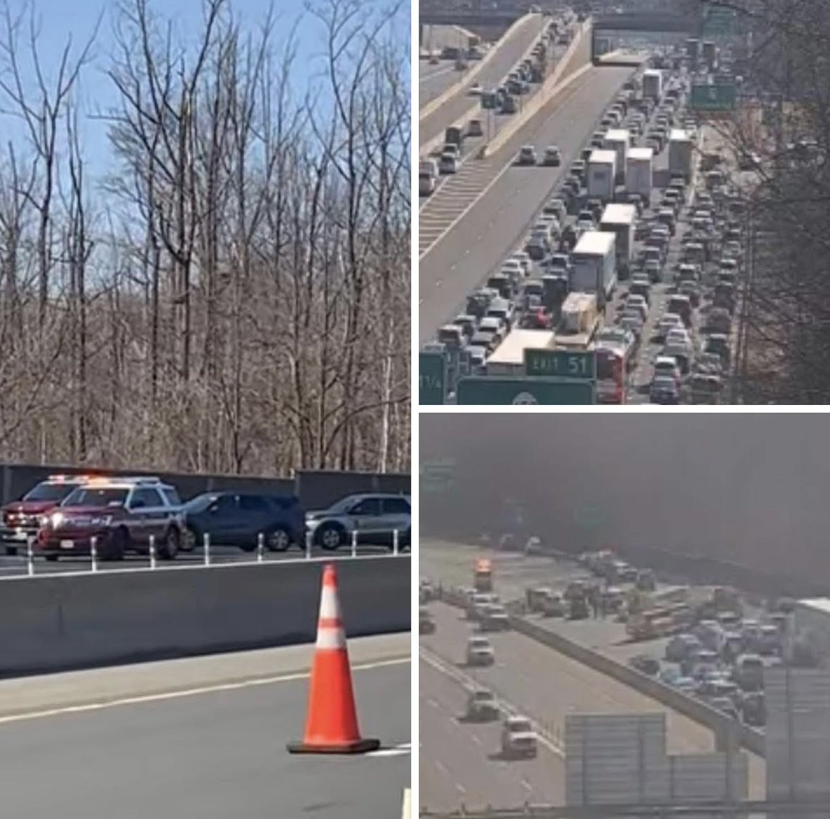 MichelleMaxwell's tweet image. 🚨Deadly I-495 Incident Leaves Four Stabbed, Dog Killed; Trooper Shoots Suspect

Fairfax County, Va. — Virginia State Police are investigating an officer-involved shooting that followed a violent road rage and stabbing incident this afternoon along Interstate 495.

According to