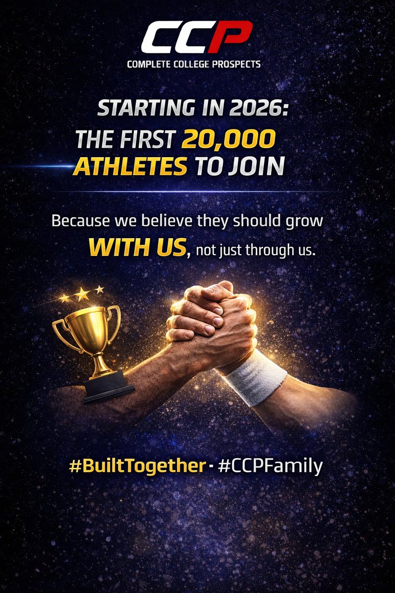 ccprospects23's tweet photo. With CCP, your membership isn’t just access —
It’s a foundation.
Academics. Athletics. NIL. Financial awareness.
#CompleteDevelopment @mosesk225 @tctabler @jayjohnson88 @whosupnext23 @HSSPORTStars https://t.co/58pZI9ZKbd