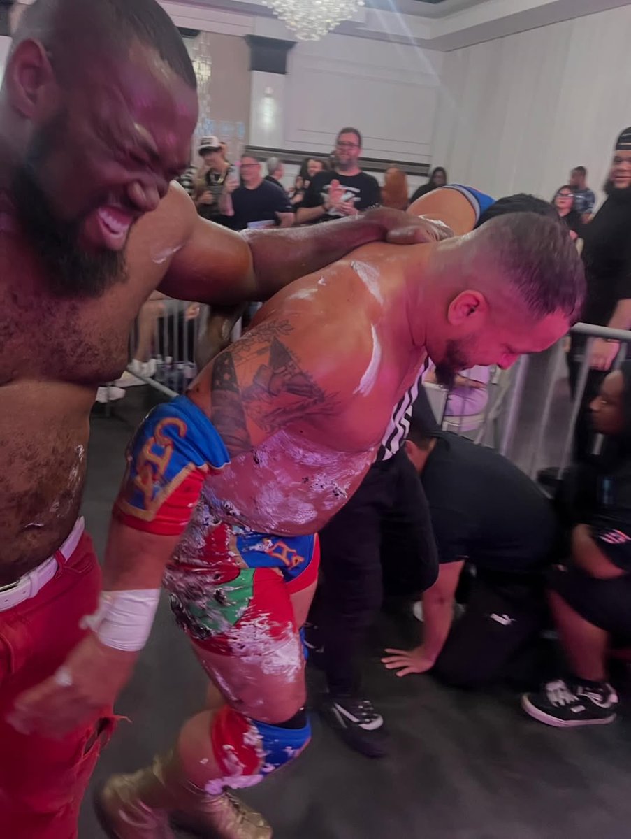 brcwflorida's tweet image. Cha Cha Charlie is stacking the wrong kind of cake in 2026 courtesy of AJ Franci$ and Big Tito. #birthdaybash