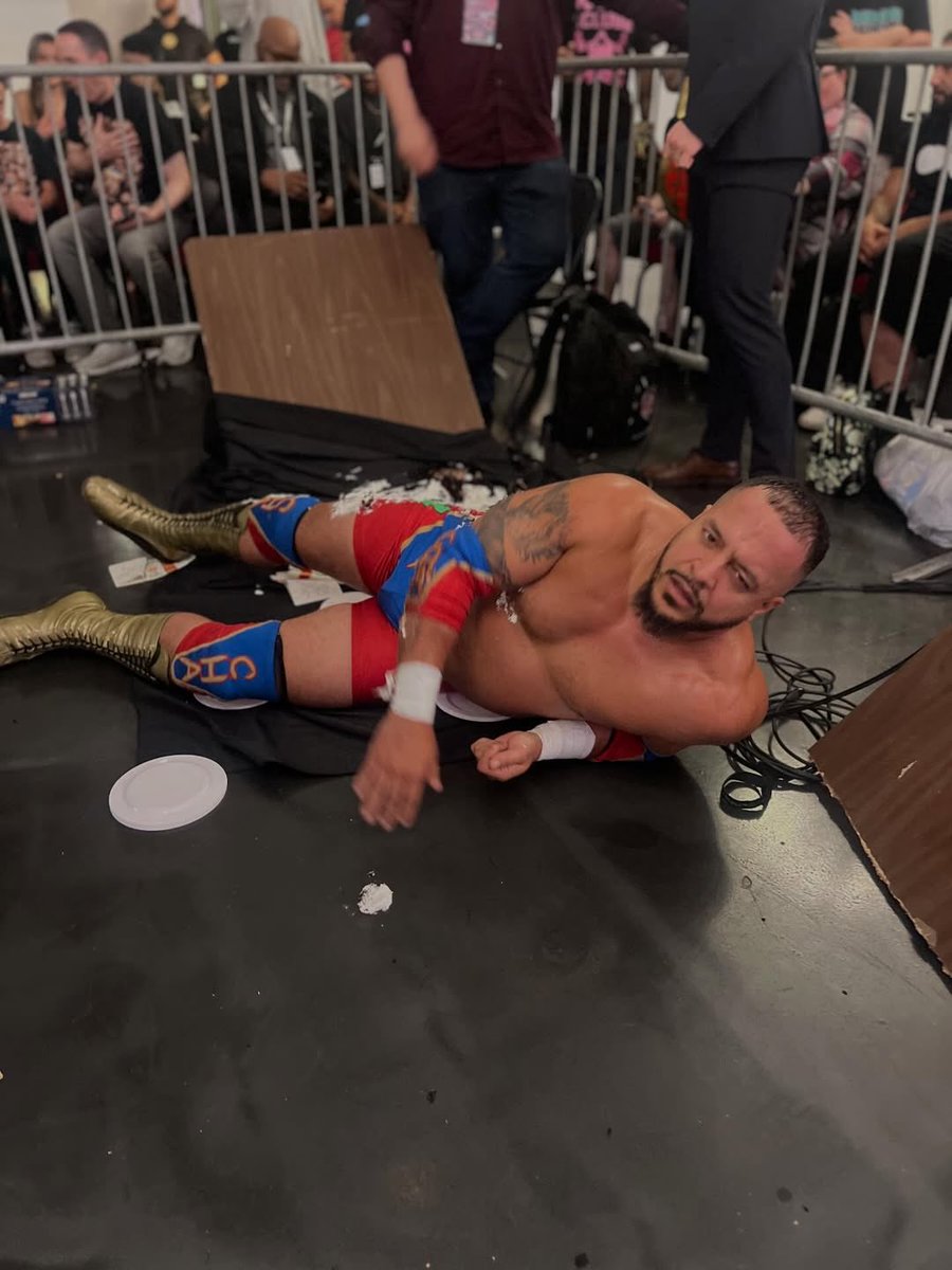 brcwflorida's tweet image. Cha Cha Charlie is stacking the wrong kind of cake in 2026 courtesy of AJ Franci$ and Big Tito. #birthdaybash