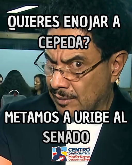 Garantizado!
<a href="/AlvaroUribeVel/">Álvaro Uribe Vélez</a> al Senado!