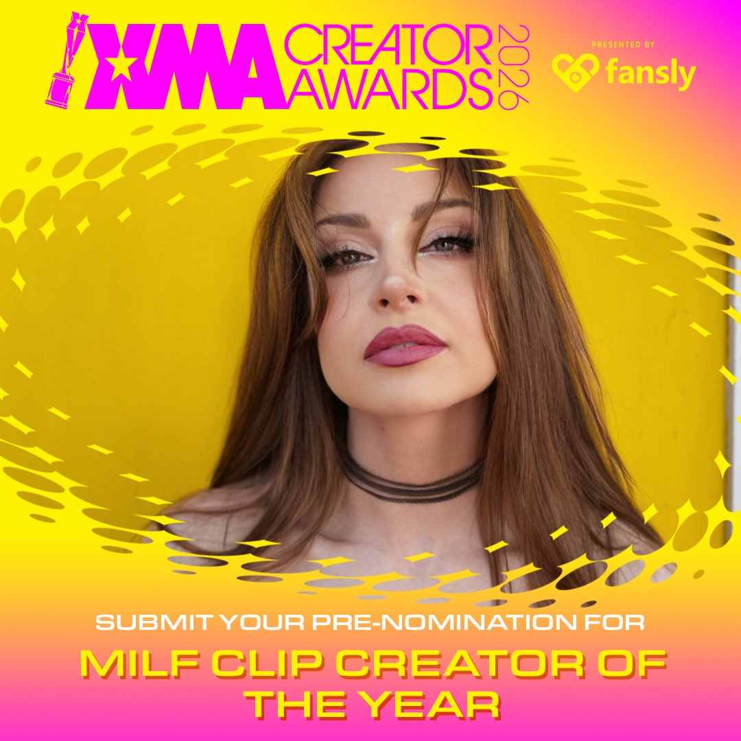 Time to NOMINATE 🙌🏻 xma.show/fans/

MILF clip creator, POV clip artist, or any categories that are fitting for me 🫶🏻 Thank you my sweet darlings