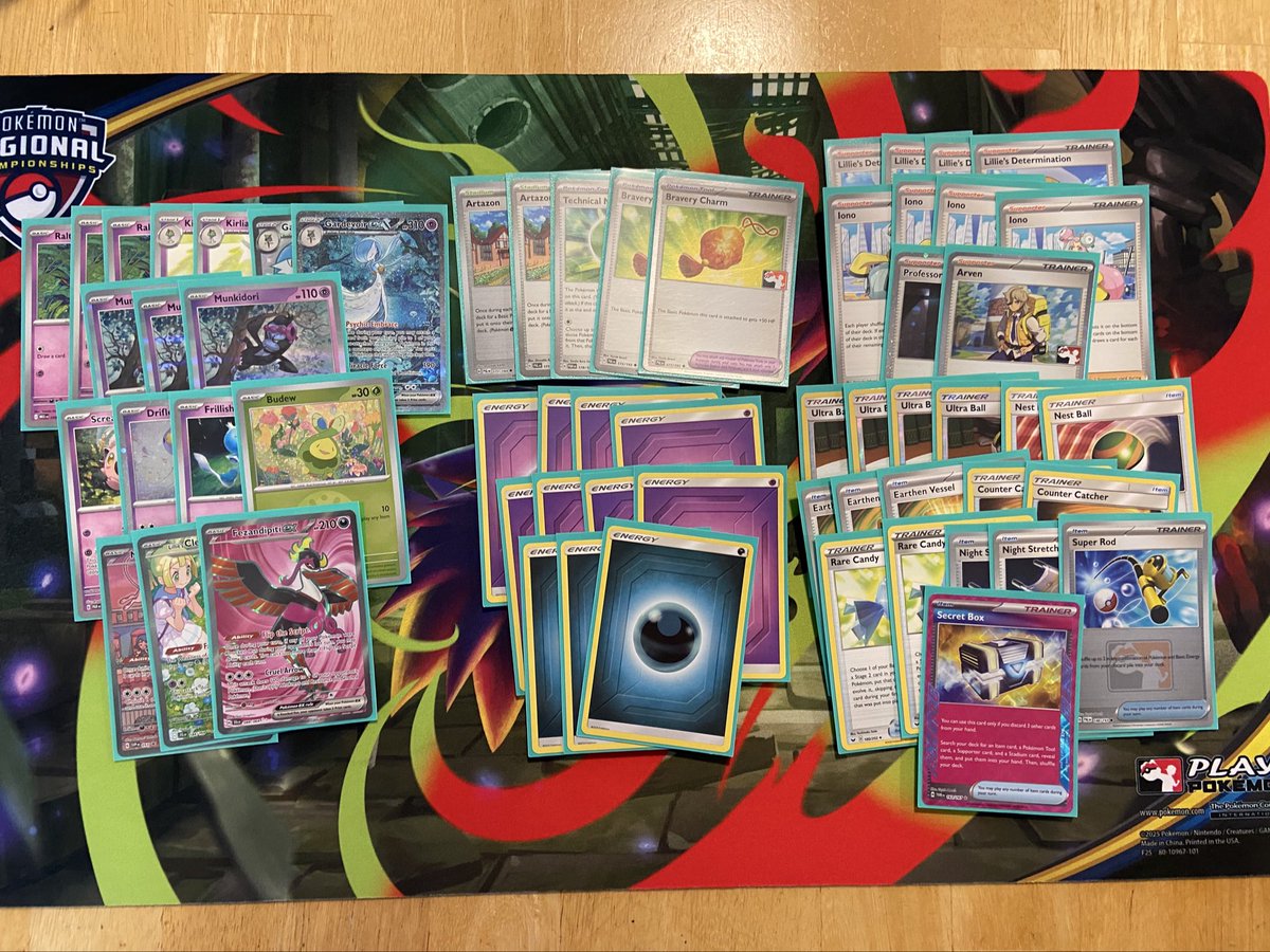 Top 128 @ Seattle regionals. I thought overall the venue was really great, plenty of space, bathrooms, and water refills, but rounds went a little long day 1. Definitely could’ve played better and got bailed out in some matches for sure. Probably Houston next.