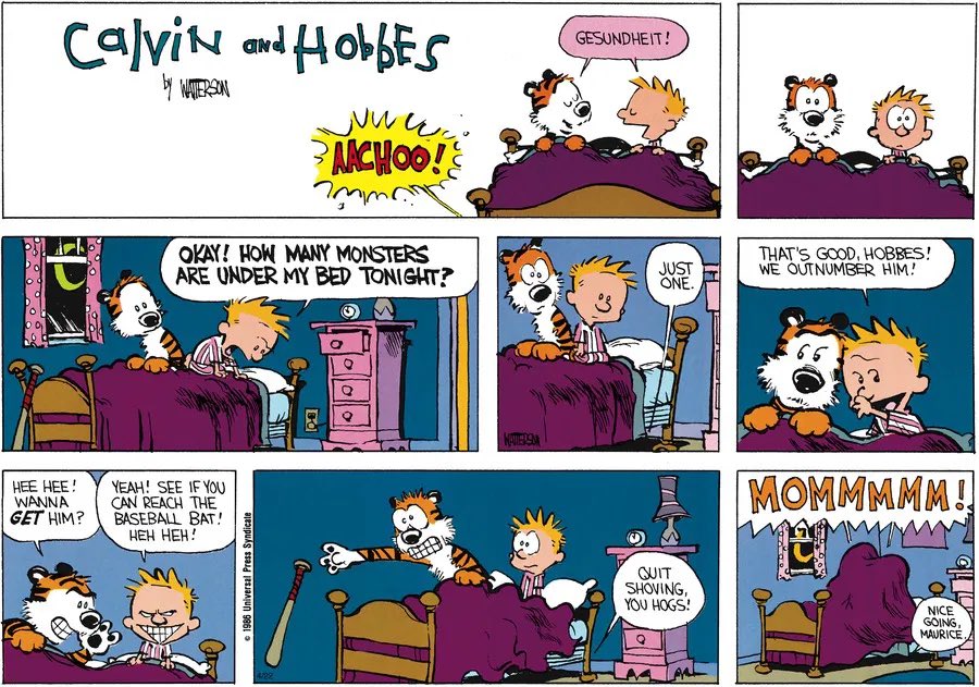 Calvin And Hobbes 
Bill Watterson 03.02.86
