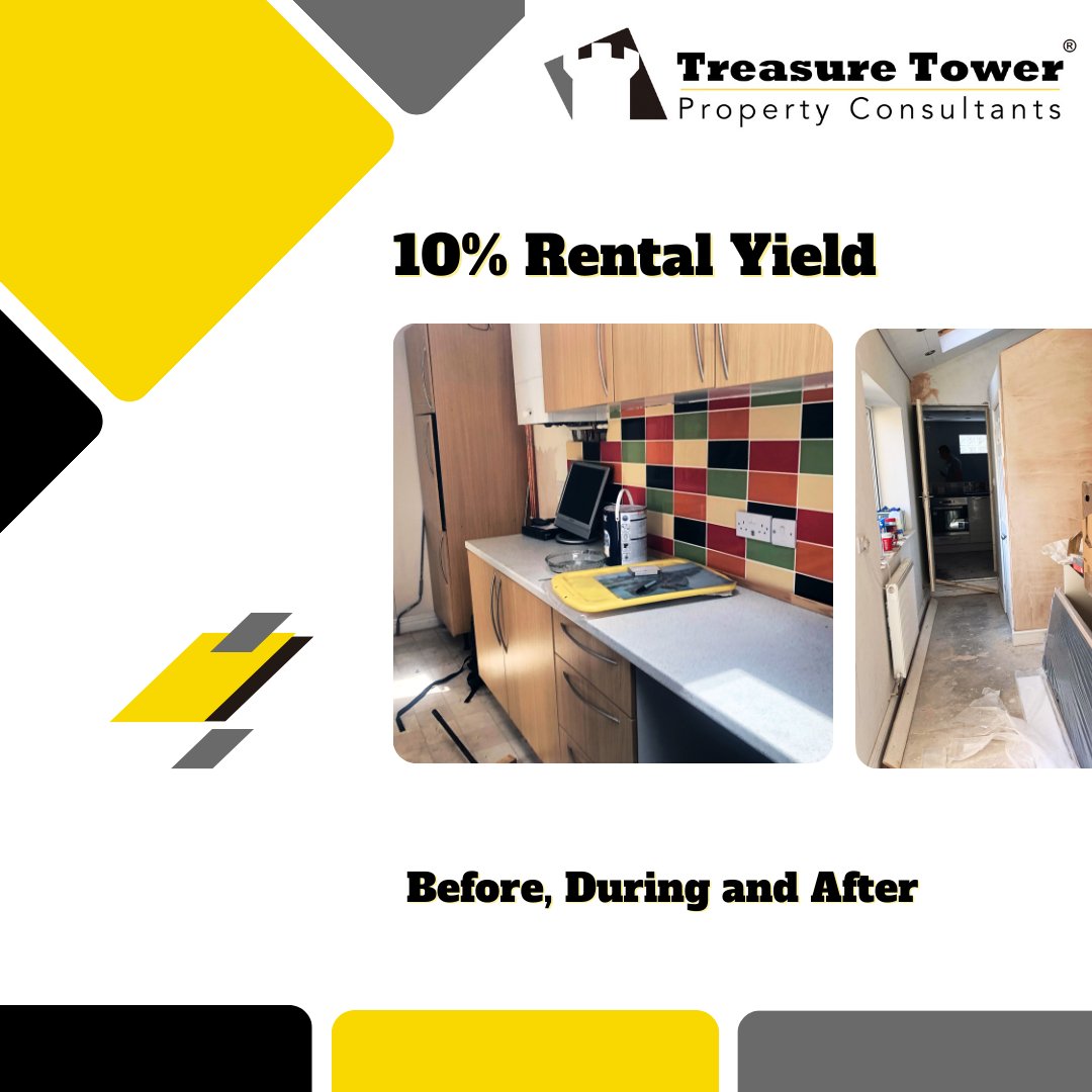 treasuretoweruk's tweet photo. This kitchen has gone from outdated and worn to modern, bright, and functional. 
Every detail, from the layout to the finishes, was carefully chosen

-16% potential yield
-6 Bed student HMO

#investing #propertyinvesting #propertyinvestors #propertyinvestors #propertyinvestment https://t.co/63DDYMlwqk