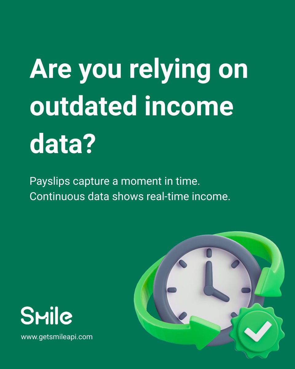 Move beyond one-off payslip checks. By using APIs that provide a continuous view of earnings, you can spot downward income trends early and proactively manage risk before defaults happen.

Learn more: zurl.co/RvT4Z 🔗