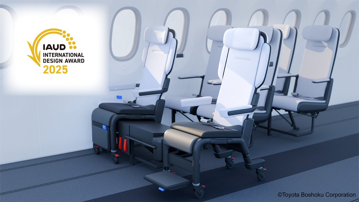 jaxa_aero's tweet image. 【空旅のユニバーサルデザイン】

「ウェルボヤージュ・シート」がIAUD国際デザイン賞2025において金賞を受賞🏅

本コンセプトは、介助者、被介助者の身体的負担を軽減することができます。

✅詳細はこちら
aero.jaxa.jp/research/star/…

#JAXA #JAXA航空