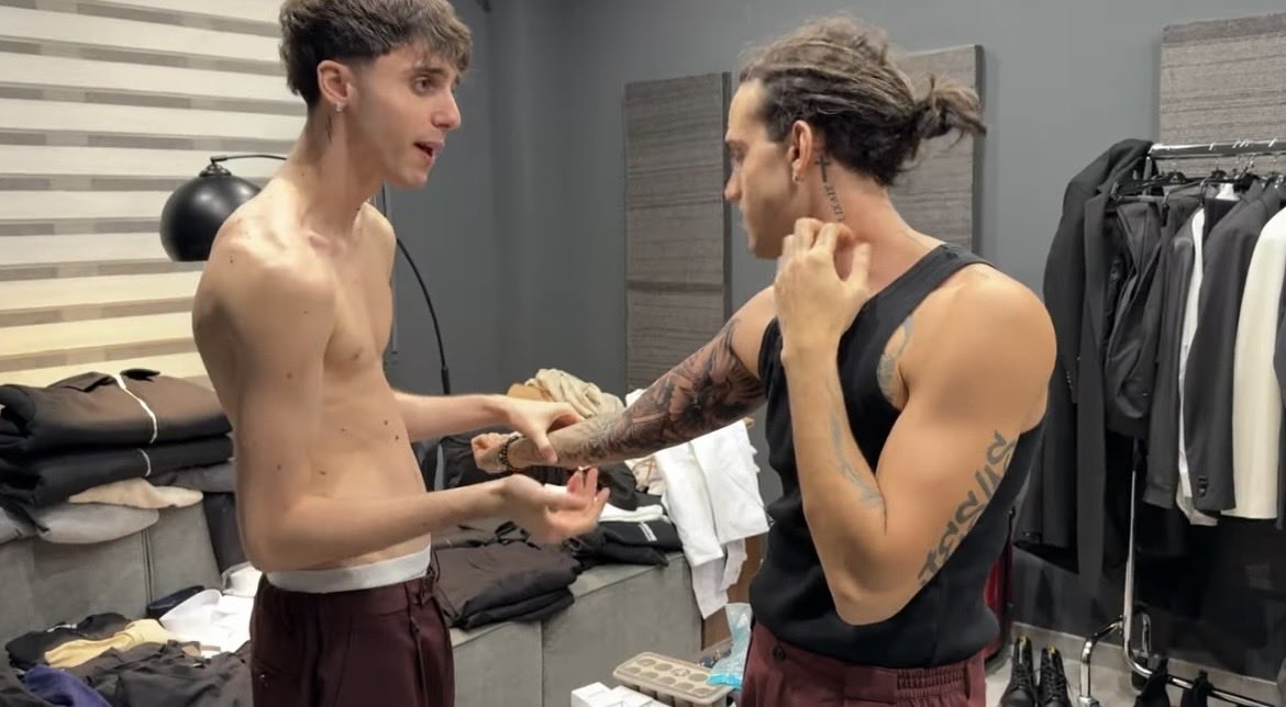 Luisadipuorto1's tweet photo. No vabbè guardateli io sto amando tutto questi contenuti dei nostri partenogay #sanremo2026 https://t.co/a47UgIRa3i