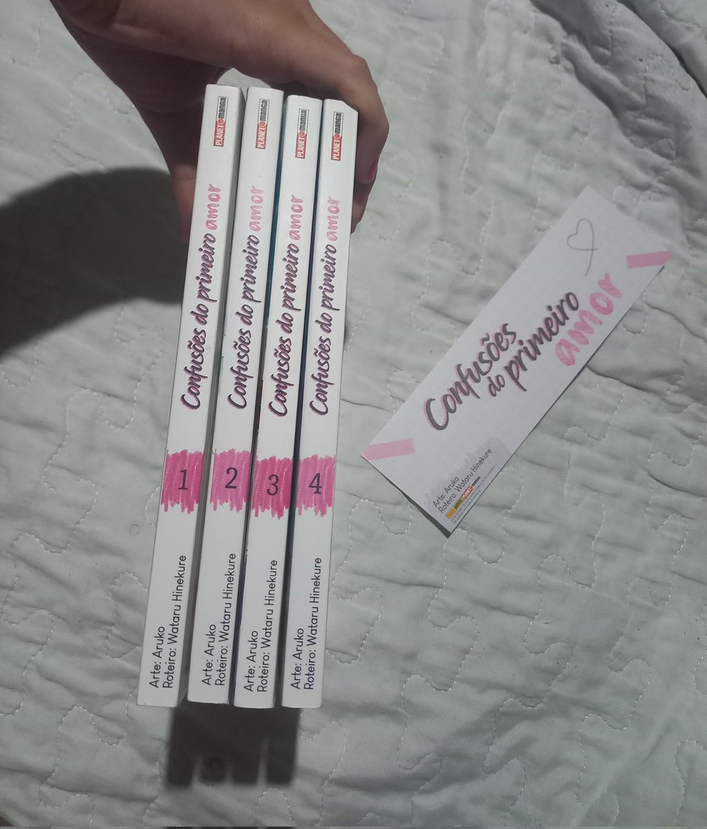 IvnaKaren22's tweet photo. Venda/Vendo (mangá) 🗣️

Confusões do Primeiro Amor /Kieta Hatsukoi - Vol. 1 ao 4 (combo)

Valor: ~70,00 reais~

Frete: envio módico (por menos de 20 reais)
Forma de pagamento: valor completo no Pix ou boleto (envio no dia seguinte)

Quem puder dar RT pra ajudar, obrigada! https://t.co/g3oN4RwiFZ