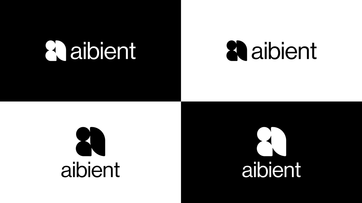 kgsi's tweet photo. AI活用・業務DXを支援するスタートアップ「aibient」のロゴデザインを担当しました。w/ @ikeyatsu 
AIが「空気のように業務に溶け込む」という会社の世界観を、シンボルとタイポグラフィで表現しています。 https://t.co/x9Zio0OCbi