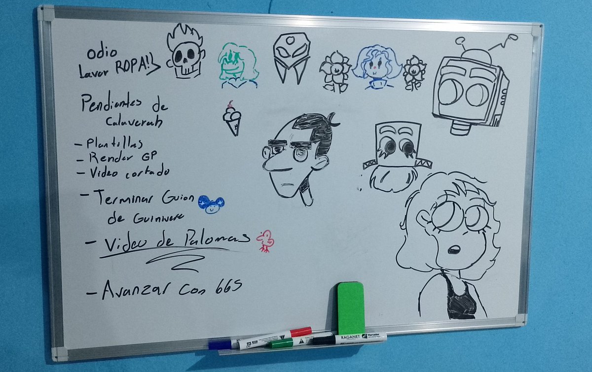 Mr_Calaverah's tweet photo. Me aburrí mientras anotaba mis pendientes y me puse a dibujar https://t.co/vOI8250lef