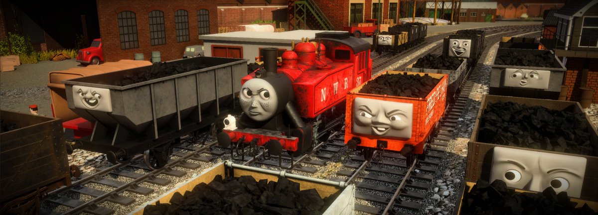 Rosie was extra protective of her new bright red paint. Fred and the other trucks loved to tease her about how dirty it was becoming. 

everytime i play with rosie in trainz, i hear her speaking in <a href="/C_JuniorsMagic/">Lucifer</a>'s voice