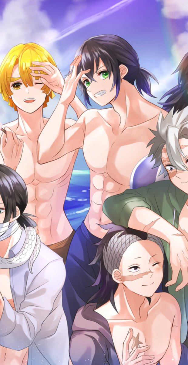 Zenitsu, inosuke, genya, and murata tweet media
