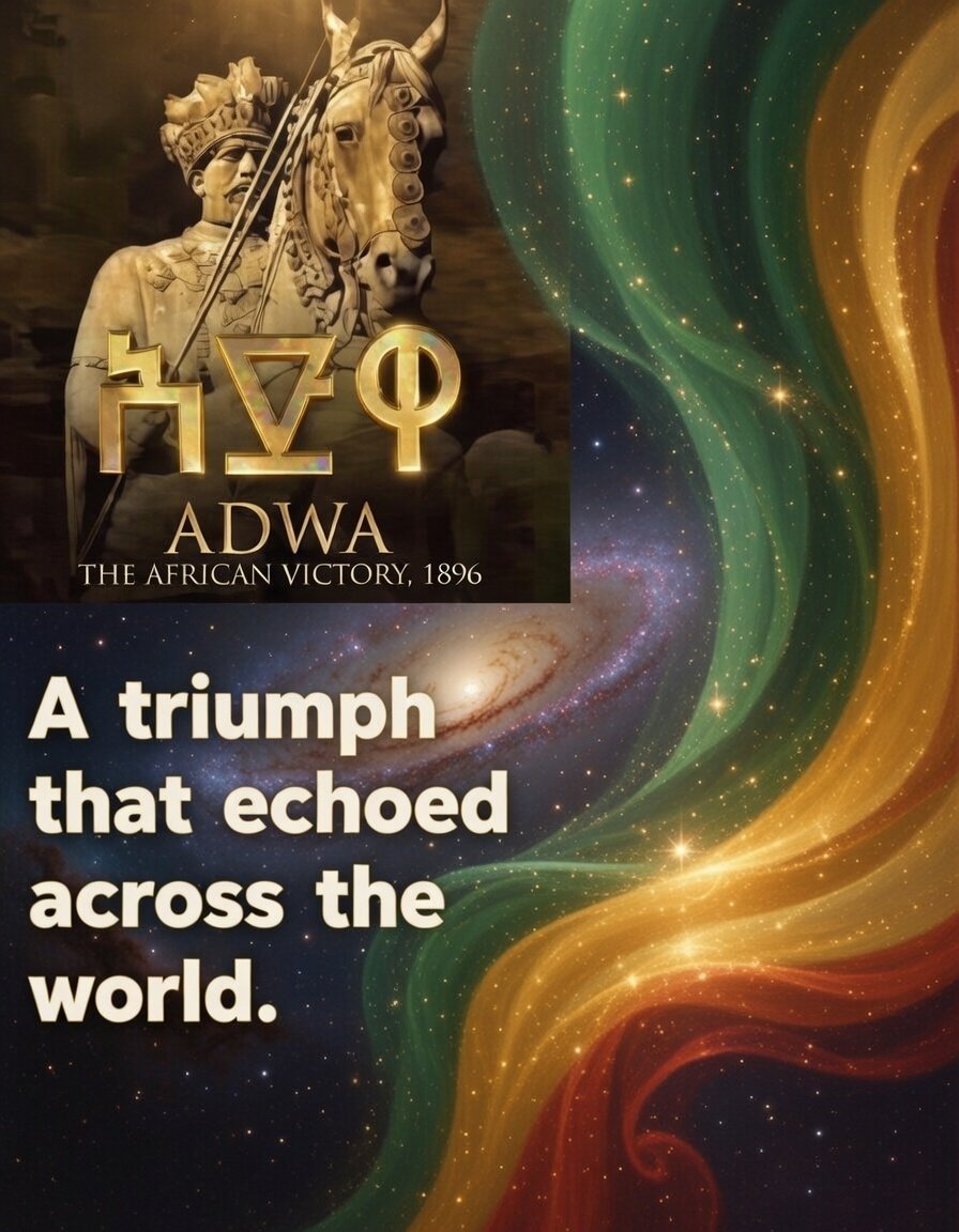 <a href="/AishaMo_Mussa/">Aisha Mohammed Mussa</a> <a href="/kacholle/">Boya Kacholle</a> Adwa 1896, Africa won.
A reminder: resilience, strategy, and unity change history.

#Adwa130 #Africanization