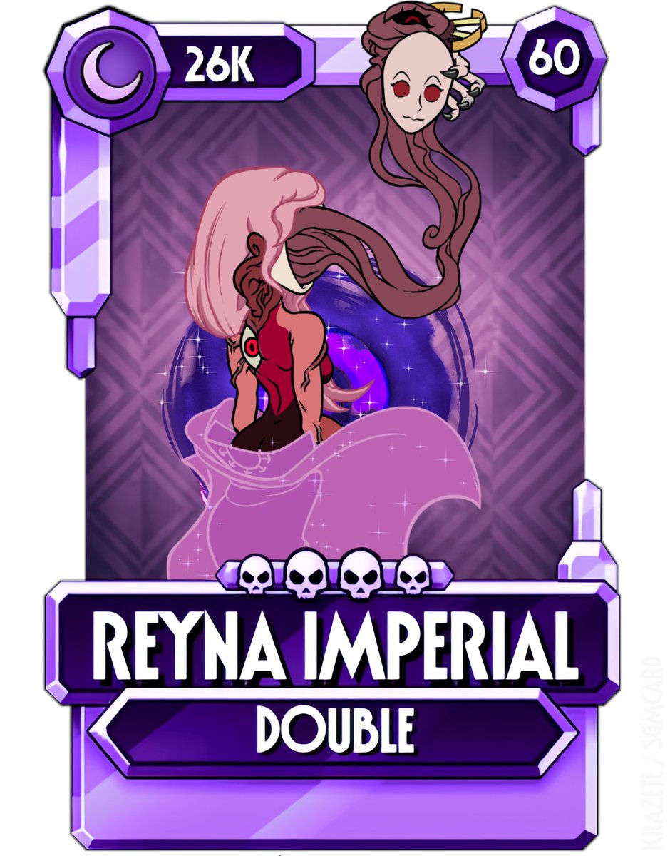 Spitfir6's tweet image. My dream would be for #Skullgirlsmobile to hire me to make fan cards, with really cool pose references.
#Double #Skullgirls