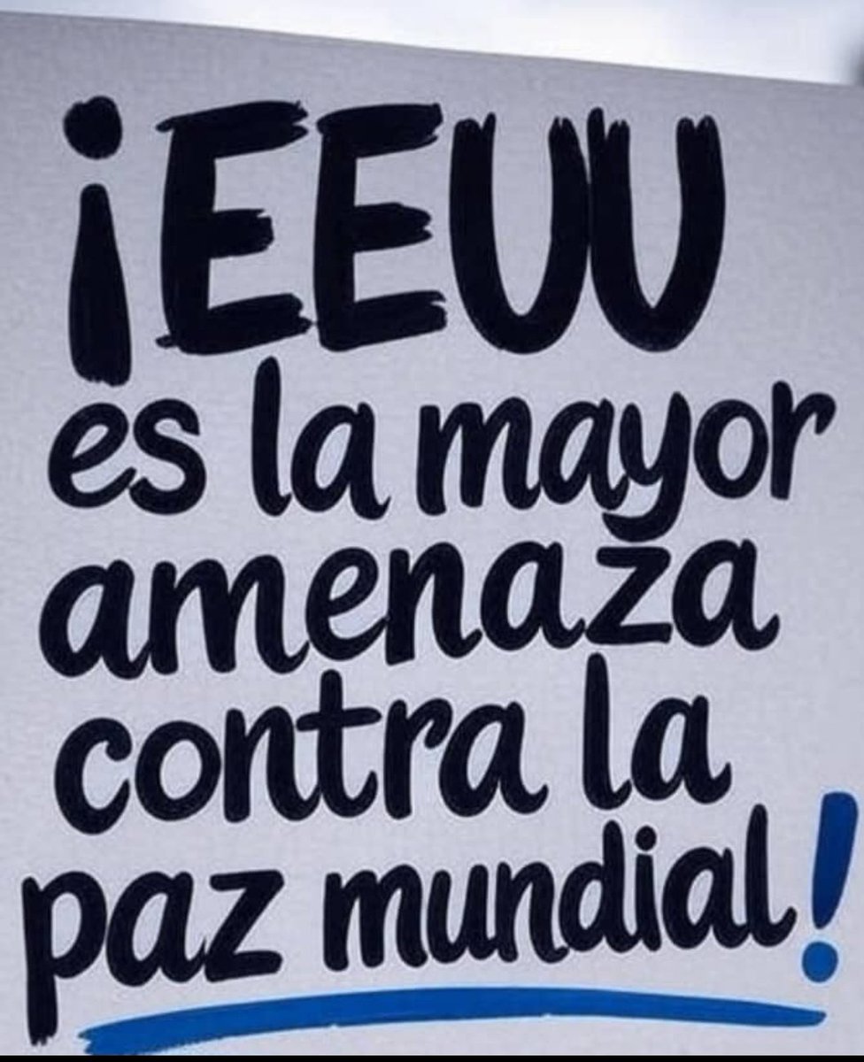 Estados Unidos constituye la mayor amenaza para la humanidad, la guerra debe cesar. ¡Basta de muertes ,de víctimas inocentes ! . #LatirAvileño #SinPerderUnDía #LatiendoConFidel <a href="/AlfreMene37409/">Alfre Menendez</a> <a href="/DiazCanelB/">Miguel Díaz-Canel Bermúdez</a> <a href="/DrRobertoMOjeda/">Dr. Roberto Morales Ojeda</a> <a href="/PartidoPCC/">Partido Comunista de Cuba</a>