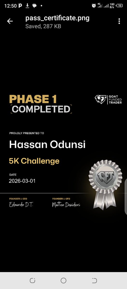 I'm posting my small win <a href="/GoatFunded/">Goat Funded Trader</a> <a href="/EdwardXLreal/">Edward</a>