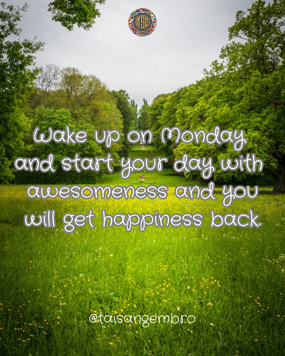 TaisangAE's tweet photo. ☀️ Monday Motivation ☀️
Wake up and start your day with awesomeness, and happiness will come right back to you. ✨💪
Set the tone for an amazing week!🚀
#WeekendVibes #StayPositive
#AlmostFriday #StayMotivated
#taisang #embroidery #EmbroideryMachineSpecial #EmbroideryMachinePromo https://t.co/mu7KjEqhsj